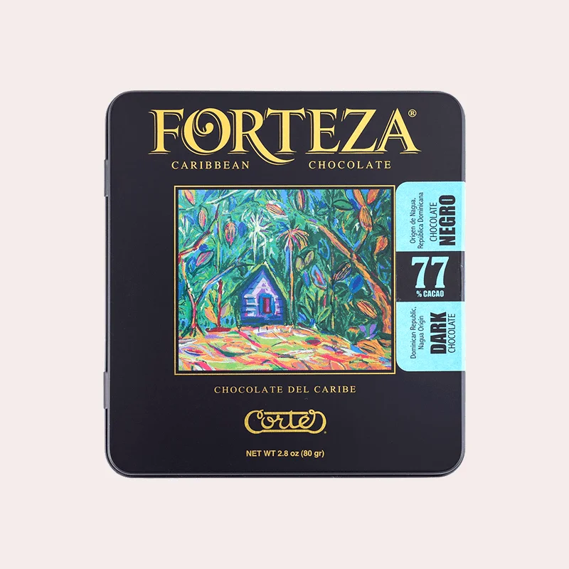 Chocolate Negro 77% Cacao, Origen Nagua, República Dominicana - 77% Cacao Dark Chocolate, Nagua Dominican Republic Origin