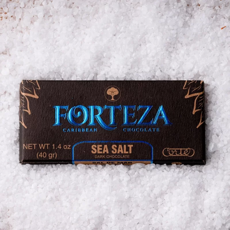 Chocolate Negro 70% Cacao y Sal de Mar - 70% Dark Chocolate with Sea Salt