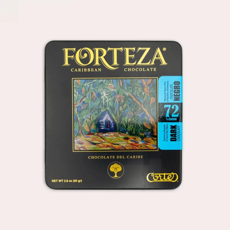 Chocolate Negro 72% Cacao, Origen Mezcla de Puerto Rico y República Dominicana - 72% Cacao Dark Chocolate, Puerto Rico & Dominican Republic Blend Origin